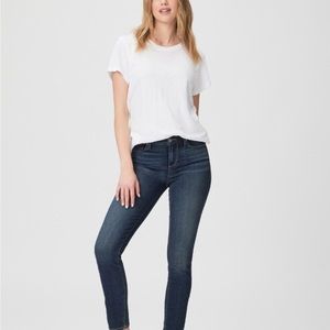 PAIGE Jeans $189 Verdugo Ankle - Dark Wash Nottingham 24